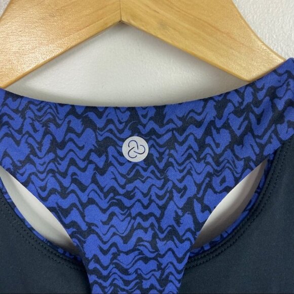 NEW Zella Live In Racerback Sports Bra Blue Twilight Size Small‎ Nordstrom Top S - Picture 6 of 14